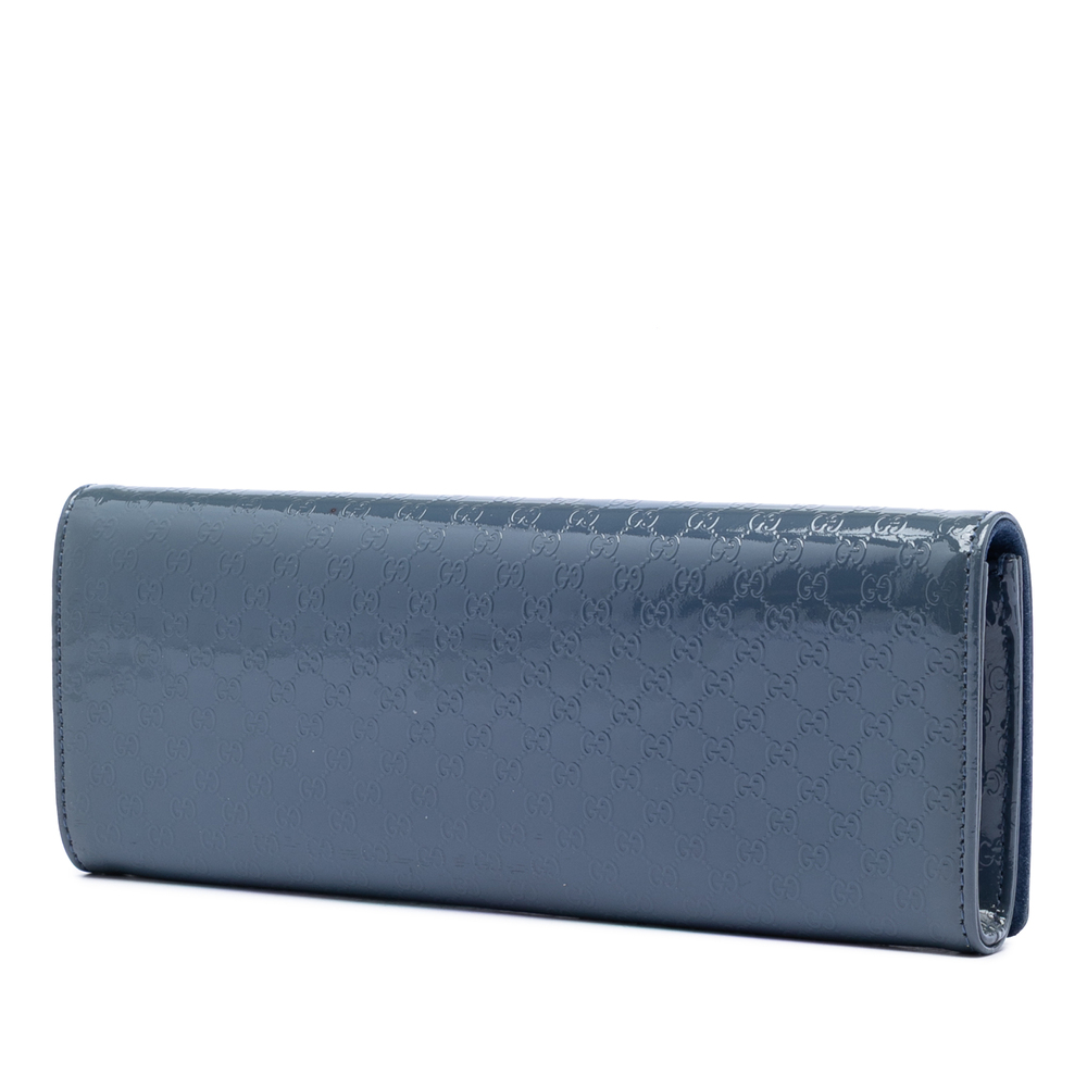 Pre-Loved Gucci Microguccissima Patent Broadway Clutch - Picture 2 of 7